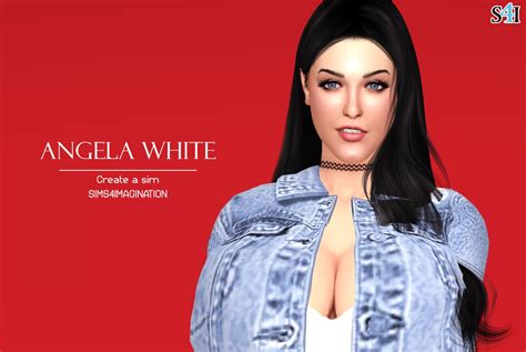 Sims 4 Cas Angela White Angela White Sims Sims 4