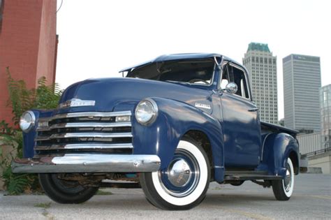 1951 Chevrolet 3100 12 Ton Short Bed 5 Window Pickup Truck Advance