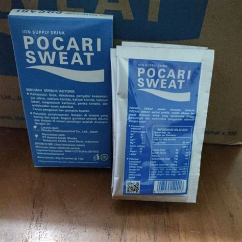 Jual Pocari Sweat Bubuk Harga Paling Murah 1 Box Isi 5 Pcs Shopee