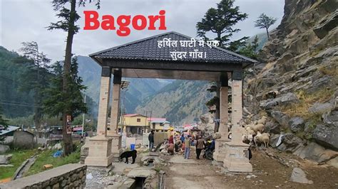 Bagori Village Harsil Valley Uttarakhand On The Way To Gangotri