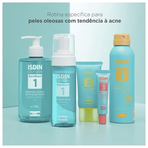 Espuma De Limpeza Facial Isdin Acniben Beleza Na Web