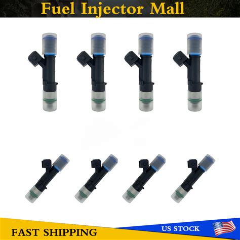 Set 8 EV14 Fuel Injectors For 1996 2000 CHEVROLET C2500 SUBURBAN 7 4L