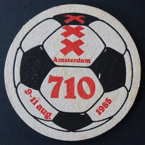 Ancien Sous Bock Bi Re Heineken Ballon Football Coaster Eur