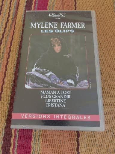 Mylene Farmer Les Clips Vol Kaseta Vhs Teledyski Czarna