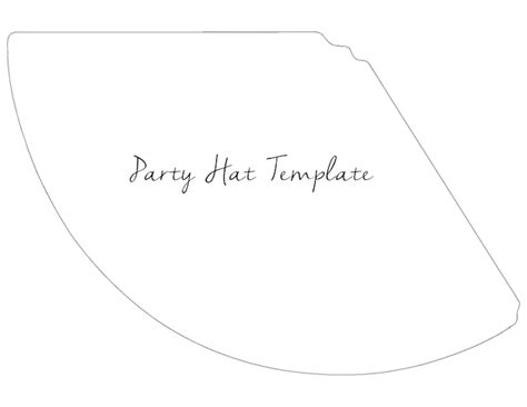 Party Hat Cricut Template