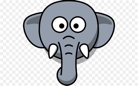 Free Elephant Face Silhouette, Download Free Elephant Face Silhouette ...