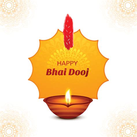 Illustration indian festival of bhai dooj celebration card background 12870565 Vector Art at ...