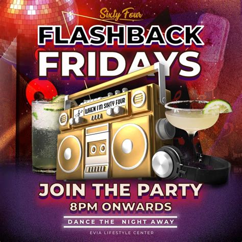 Get Into The Groove At Sixty Four S Flashback Fridays The Manila Times