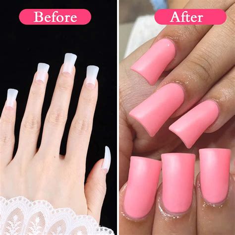 Duck Flare Nail Tips Natural