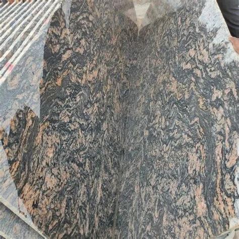 Mm Black Gold Golden Markino Granite Slabs For Flooring At Rs