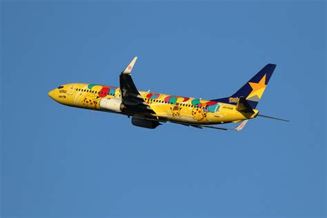 Boeing 737 Skyピカチュウ Ja73ab Takeoff 写真共有サイト「フォト蔵」