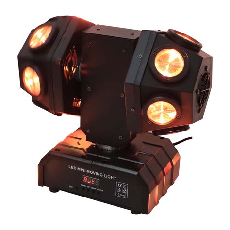 Luz Led Robotica Doble Cabeza X W Rgbw