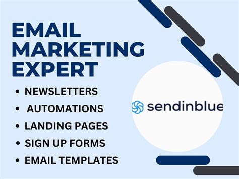 Sendinblue Newsletters Email Templates Landing Page And Automation Upwork