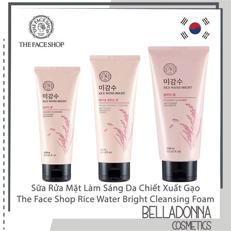 Sữa Rửa Mặt Gạo The Face Shop Rice Water Bright Cleansing Foam The Face