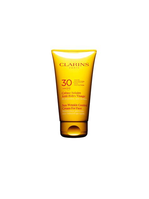 Sunscreen For Face Wrinkle Control Cream Spf Face Clarins