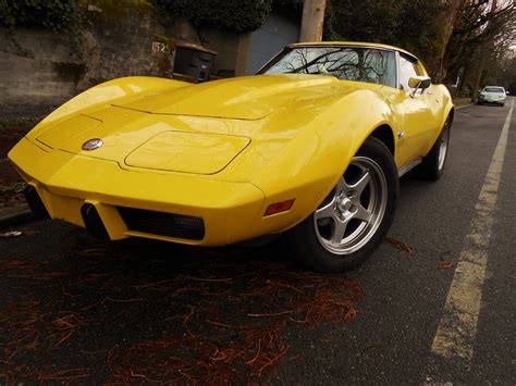 Bright Yellow Chevrolet Corvette