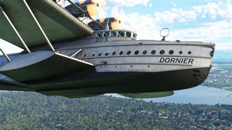 Microsoft Flight Simulator Releases Local Legend 12 The Dornier Do X