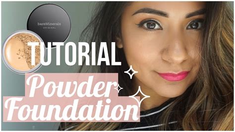 Makeup Tutorial Using Bare Minerals Powder Foundation Bare Minerals