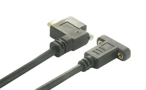 Right Angle Screw Locking Usb C Cable Wholesale And From China