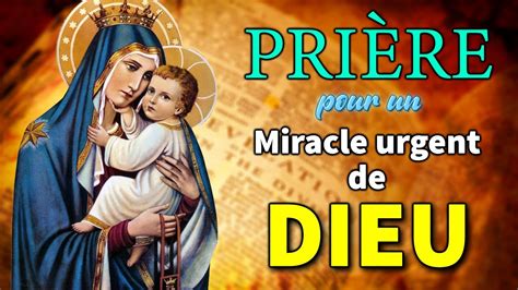 Pri Re Pour Un Miracle Urgent Notre Dame D Impossible Youtube