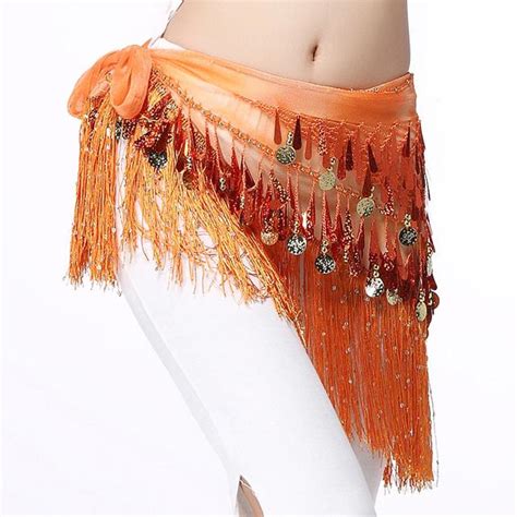 Buy Women Belly Dance Clothing Accessories Teardrop Paillettes Fringe