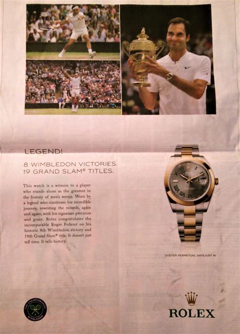 Roger Federer Rolex Commercial