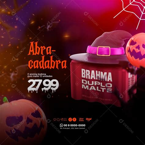 Social Media Distribuidora De Bebidas Ofertas De Halloween Cerveja