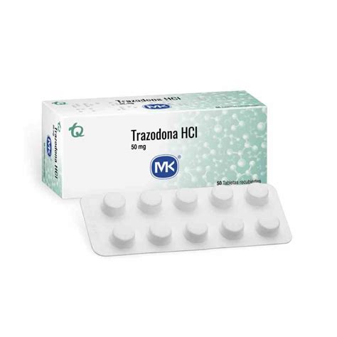 Droguer A La Econom A Trazodone Hcl Mk Mg Caja X Tabletas Cubiertas