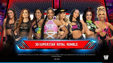 Wwe 2k24 Gameplay 30 Women Royal Rumble With The New Ramp Camera 🔥🔥🔥 Youtube