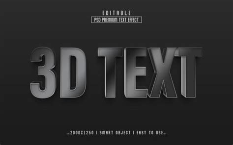 Viral 3d Editable Psd Text Effect Style Graphic By Mdjahidul99519