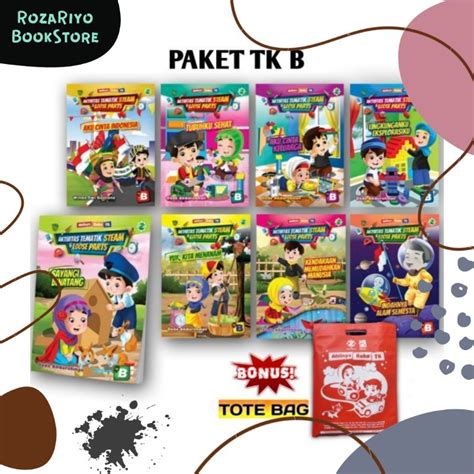 Jual Buku Paket Tematik Tk A Dan Tk B Steam Loosepart Buku Bonus