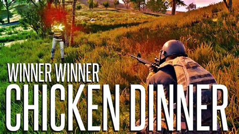 WINNER WINNER CHICKEN DINNER PlayerUnknown S Battlegrounds AWM Sniper