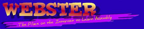 webster roll    home writing   assembler