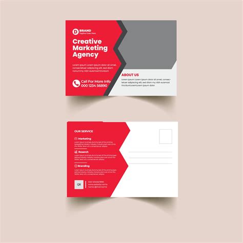 Corporate Professional Business Postcard Design Template.Corporate ...