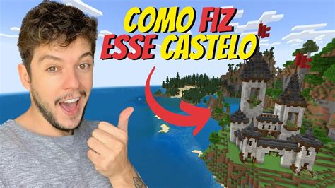 Como Construir Um Castelo No Minecraft Ensinando A Construir Youtube