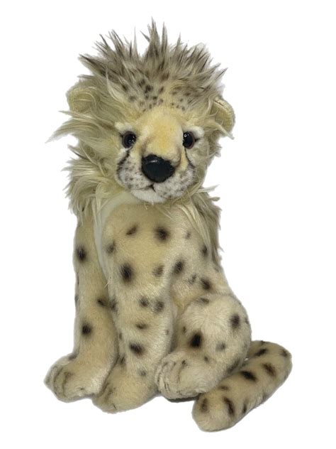 Hansa Sitting Cheetah Cub Stuffed Plush Animal Safari Jungle Cat Spots