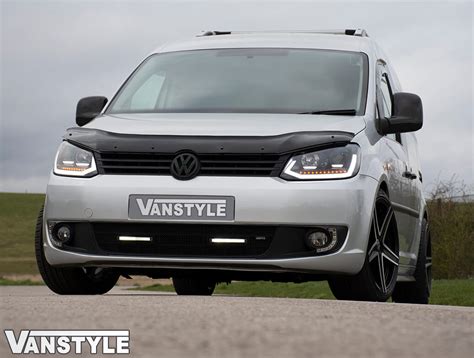 Dynamic Indicator LED DRL Headlights VW Caddy 2010 2015 Vanstyle