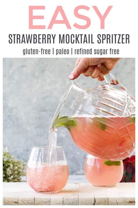 Spritzer Drink Mocktail Drinks Drink Recipes Nonalcoholic Smoothie