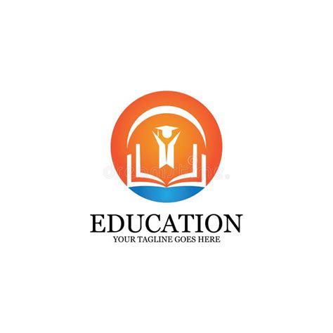 Education Logo Template Vector Stock Vector Illustration Of Sign