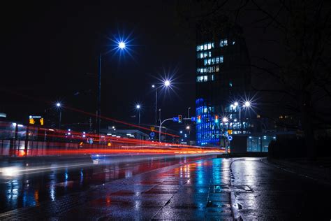 Urban Area At Night