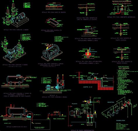 Hydroneumatic System Details DWG Detail For AutoCAD Designs CAD