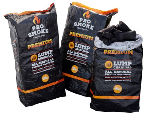 Buy Pro Smoke Premium Hardwood Lump Charcoal Kg At Barbeques Galore