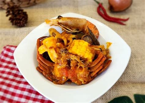 Resep Seafood Platter Saus Padang Oleh Mama Eka Cookpad