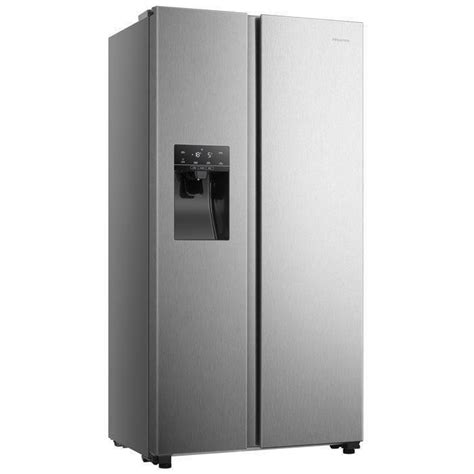 Hisense 481l Side By Side Fridge With Water Ice Dispenser Stainless