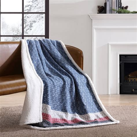 Eddie Bauer Fairisle Eddie Bauer Oversized Ultra Soft Plush Fleece Throw Blanket And Reviews