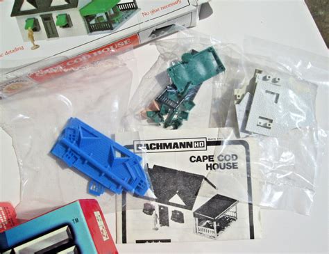 Bachmann Plasticville Ho Scale Cape Cod House Train Trackside Building