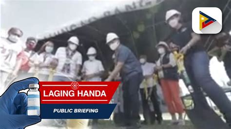 Sen Bong Go Pinangunahan Ang Ground Breaking Sa Pagtatayuan Ng Super