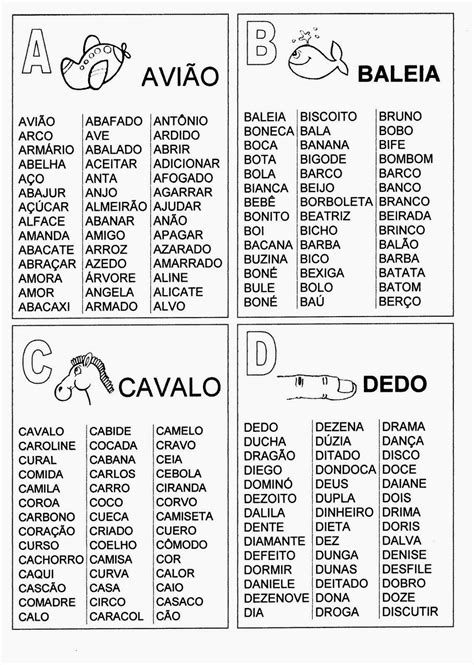 Atividade De Alfabetiza O Fichas De Leitura Para Imprimir S Escola