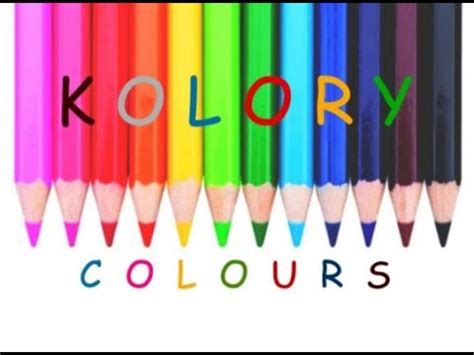 Kolory Po Angielsku Colours In English YouTube