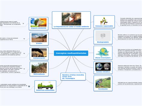 Conceptos Medio Ambiente Mind Map